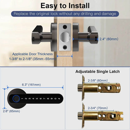 SecureTouch™ Smart Fingerprint Door Lock