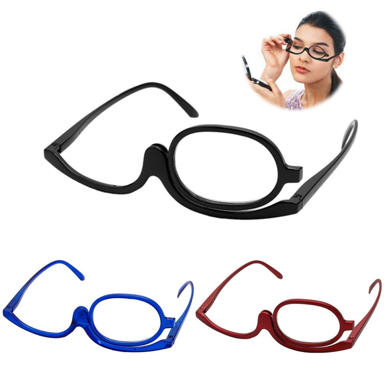 Rotatable Makeup Reading Glasses