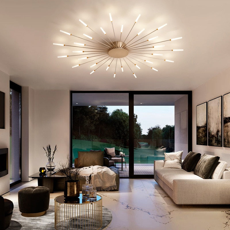 Premium Nordic Styled Firework Shape Ceiling Light